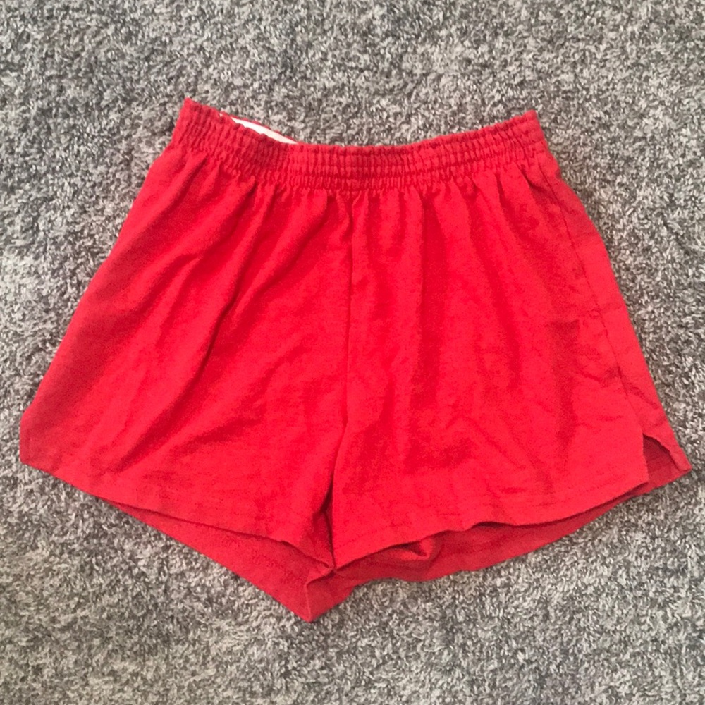 Red shorts